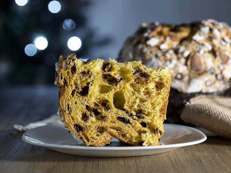 Il panettone pere e cioccolato