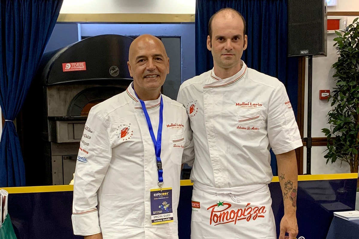 A Expocook Molini Lario al fianco di Luciano Sorbillo